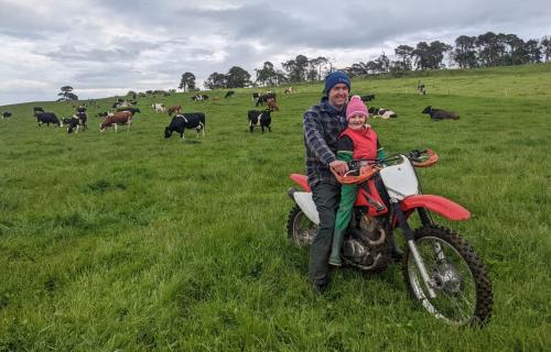 Sandy Bergius of Overlangshaw Farm